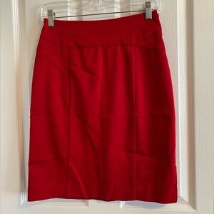 Red, Ricki’s pencil skirt size 2